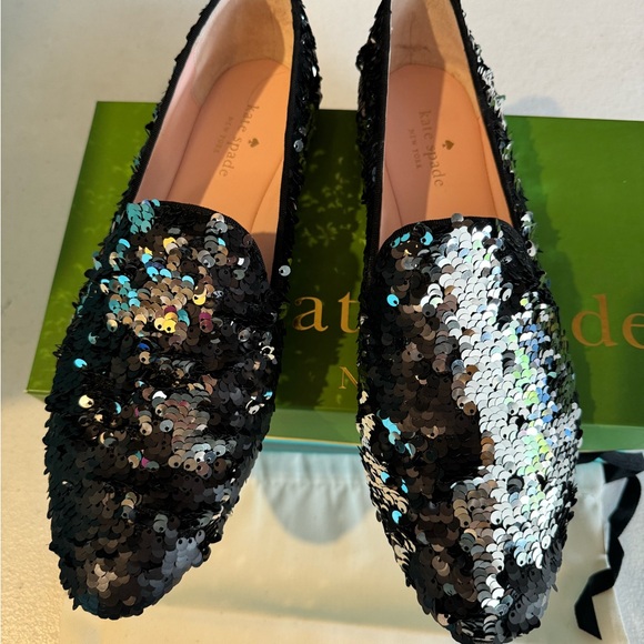 NWOT Kate Spade Sequin Flats - 10M - Picture 3 of 13